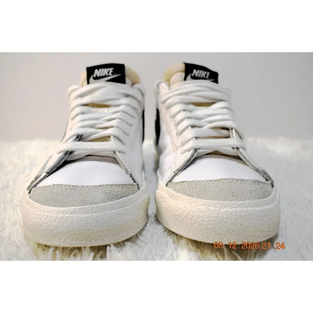 Nike Blazer Low ’77 Vintage – White Black Suede – Women’s Size 5.5